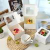 30pcs White Gift Boxes with Window Small Treat Boxes Gift Packing Box for Birthday Party Wedding Valentine's Day New Years Anniversaries Jewelry