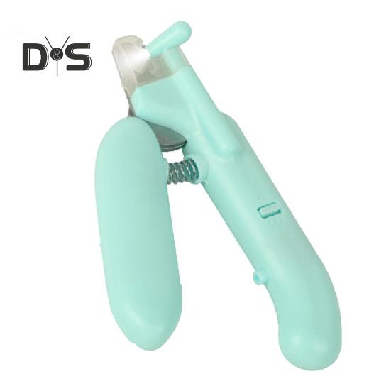 

Щипчики для ногтей домашних животных со светодиодной подсветкой, предохранительный замок, защита от детей, триммер для ногтей кошек и собак, портативные щипчики для ногтей для кошек и собак, кроликов зелёный