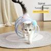 Cat Toys Cat Tunnel Teaser Bite Resistant Self Relief Mouse Feather Lagoon Collapsible Pet Tunnel Toys Cat Supplies