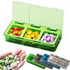 Waterproof Travel Medicine Case Large Capacity Sealed Pill Dispenser Portable Pill Box  Daily Use