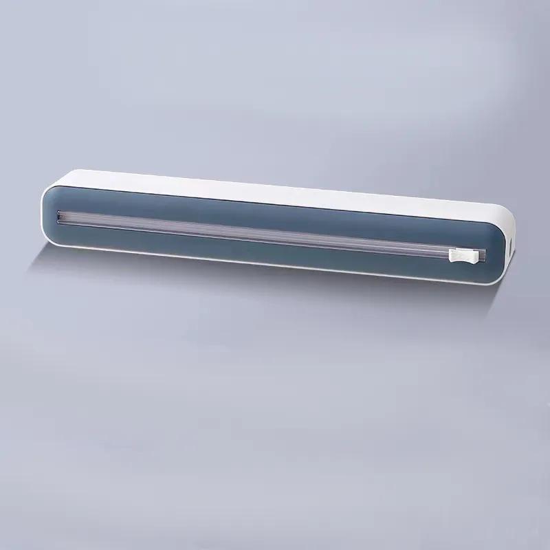 

Кухонный резак для пищевой пленки, точка отрыва, бытовой, для нарезки продуктов, коробка, магнитная фиксация, артефакт для холодильника YLE181 blue white