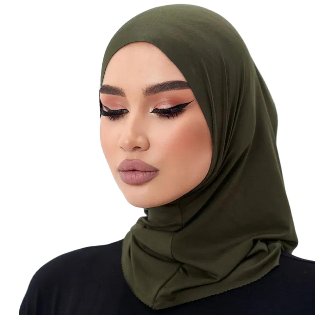 Woman Pray Inner Turban Cap Wedding Church Hijab Lightweight Hijab Hot Weather Muslims Pray Anti Uv Islamic Headscarf