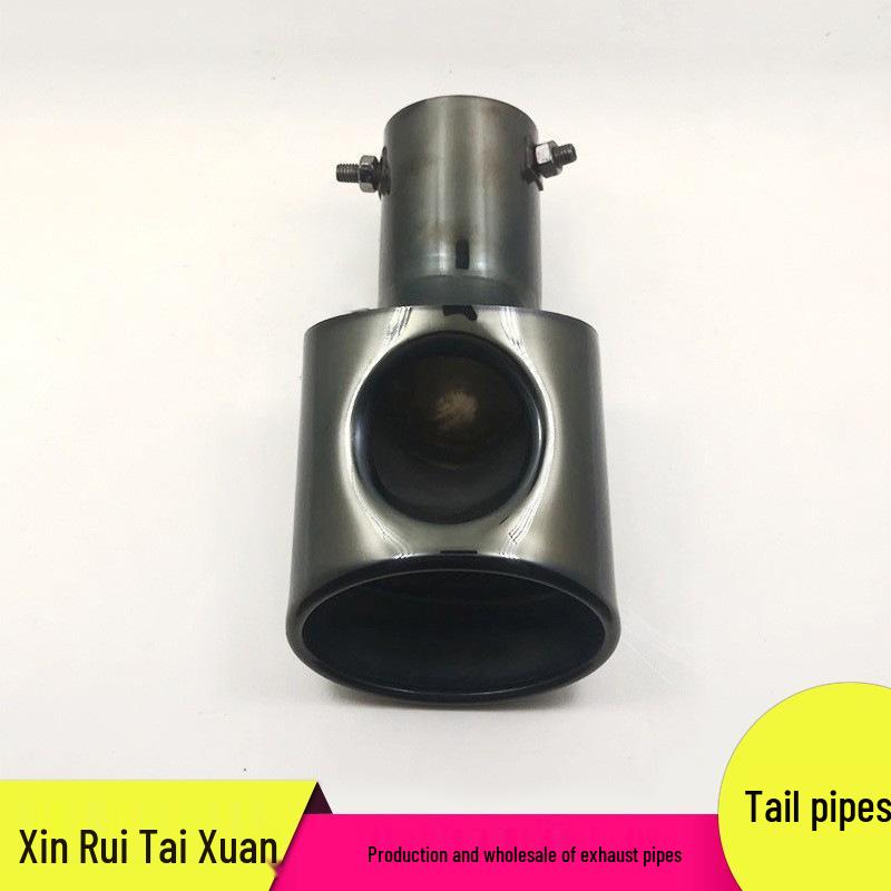 Țeavă de eșapament pentru New Fit, Cruze, Civic generația a 10-a - Oțel inoxidabil negru titan