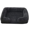 Plush Round Pet Bed for Dogs & Cats - Winter Dog Mat