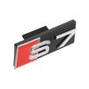 3D S3 S4 S5 S6 S7 S8 Logo ABS Car Front Grille Badge Sticekr Decoration For  Audi SQ3 SQ5 SQ7 SQ8 W12 V6 RS3 RS4 RS5 RS6 RS7 RS8