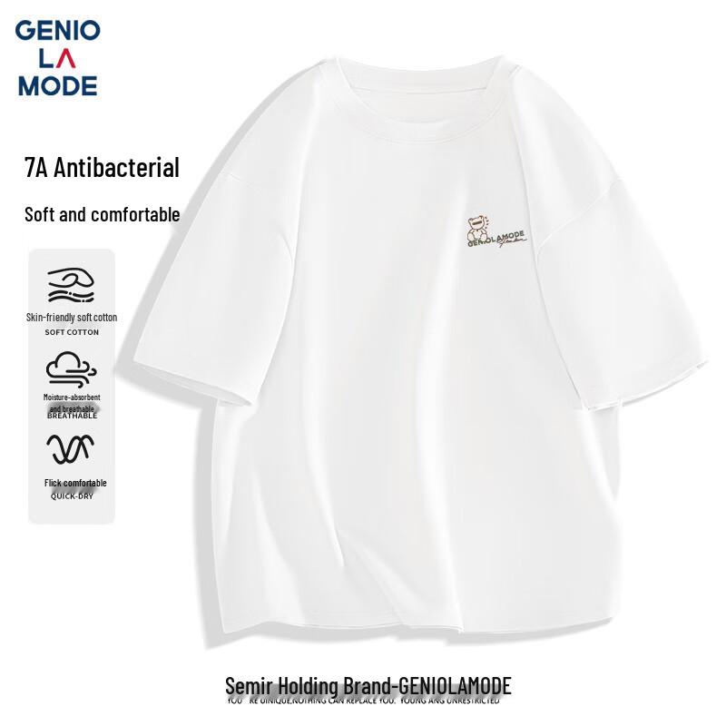 

Men s Round Neck Antibacterial Short Sleeve T-Shirt L