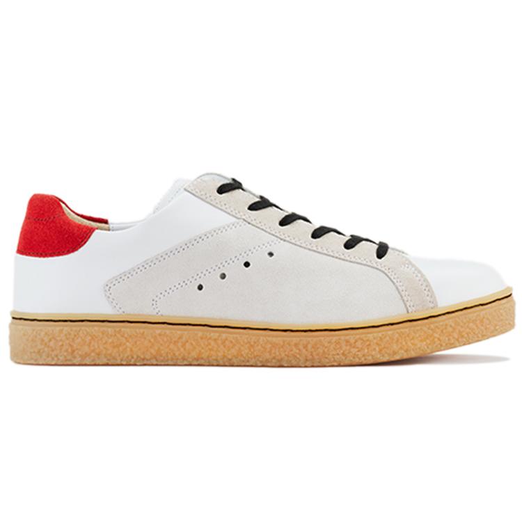 Onitsuka Tiger Mitio Leather Abrasion Resistant Abrasion Resistant Low top Skateboard Shoes Unisex White Gray 1183B679-100