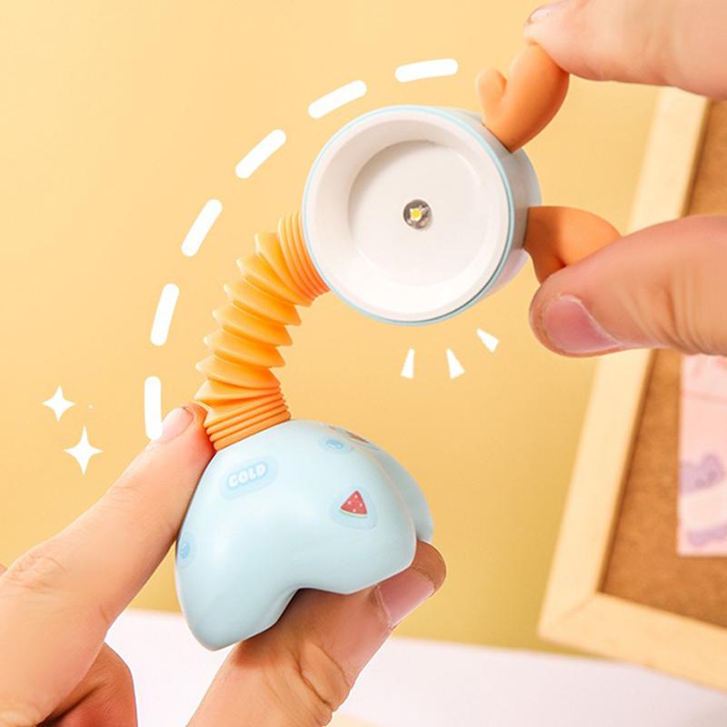 Mini LED Night Light Battery Powered Bedroom Bedside Cartoon Desk Lamp Atmosphere Lamp For Desktop Decoration Night Light