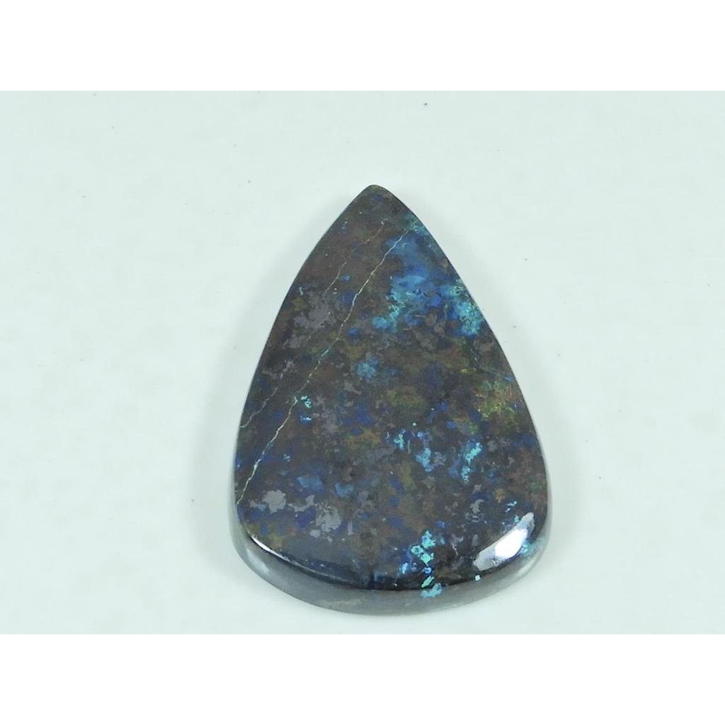 27X42X06 MM Natural Azurite Pear Shape Cabochon Loose Gemstone 81 Cts. G-228