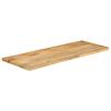 VidaXL Table Top 140x60x3.8 Cm Live Edge Solid Mango Wood, Wooden Table Top, Side Table Top, 370745