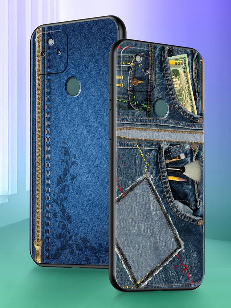 Leather Cloth Pattern Phone Case Cover for Google Pixel 10 9 8 7 6 9A 8A 7A 6A Pro Shockproof Soft TPU 10 Pro XL Shell Funda Bag