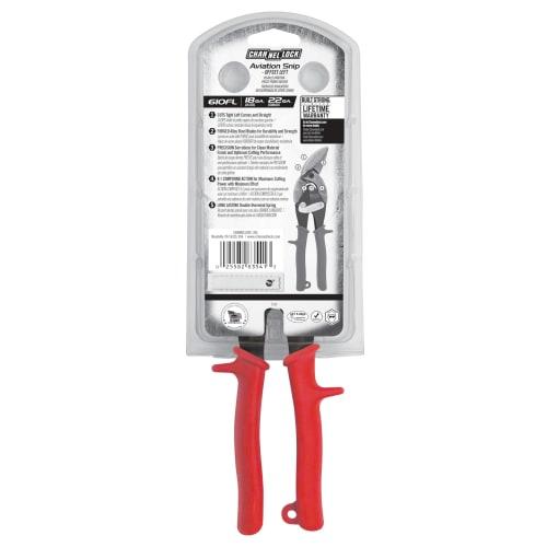 Channellock 610 FL 10" Offset Left Cut Aviation Snips