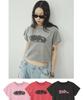 Unknown Planet Unp Oval Logo Graphic Crop T-Shirt 4 Colors