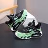 Foreign trade children's sports shoes spring and autumn new mesh breathable boys lightweight running shoes rotating buckle primary school sneakers