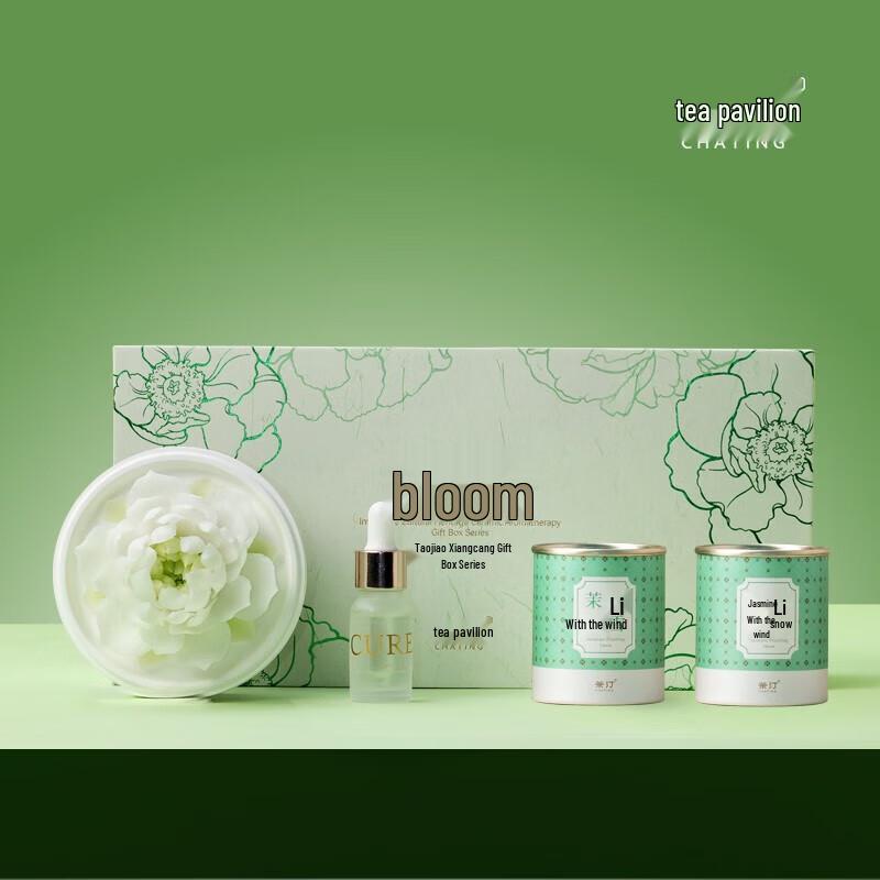 

Tea Bloom Hand-Sculpted Orchid Ceramic Jasmine Tea Set