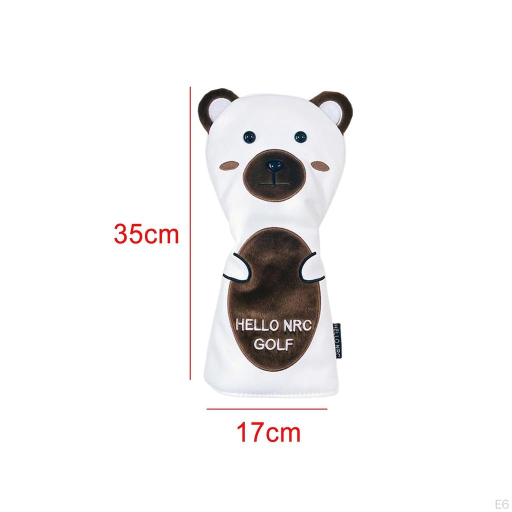 Covers, Water Resistant PU Leather Golf Headcover Hybrid Cover, Accessories