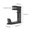 Desk Clamp Headphone Stand Space Saving Desk Headphone Hangers With Side Cable Clip And NonSlip Clamp Gaming Use