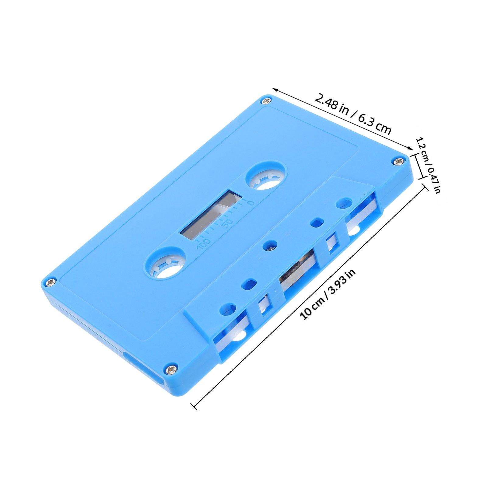 

2Pcs Retro Cassette Tapes Blank Colorful Decor for Music Lovers Party Decoration Table Centerpiece Home Office Desk Shelf