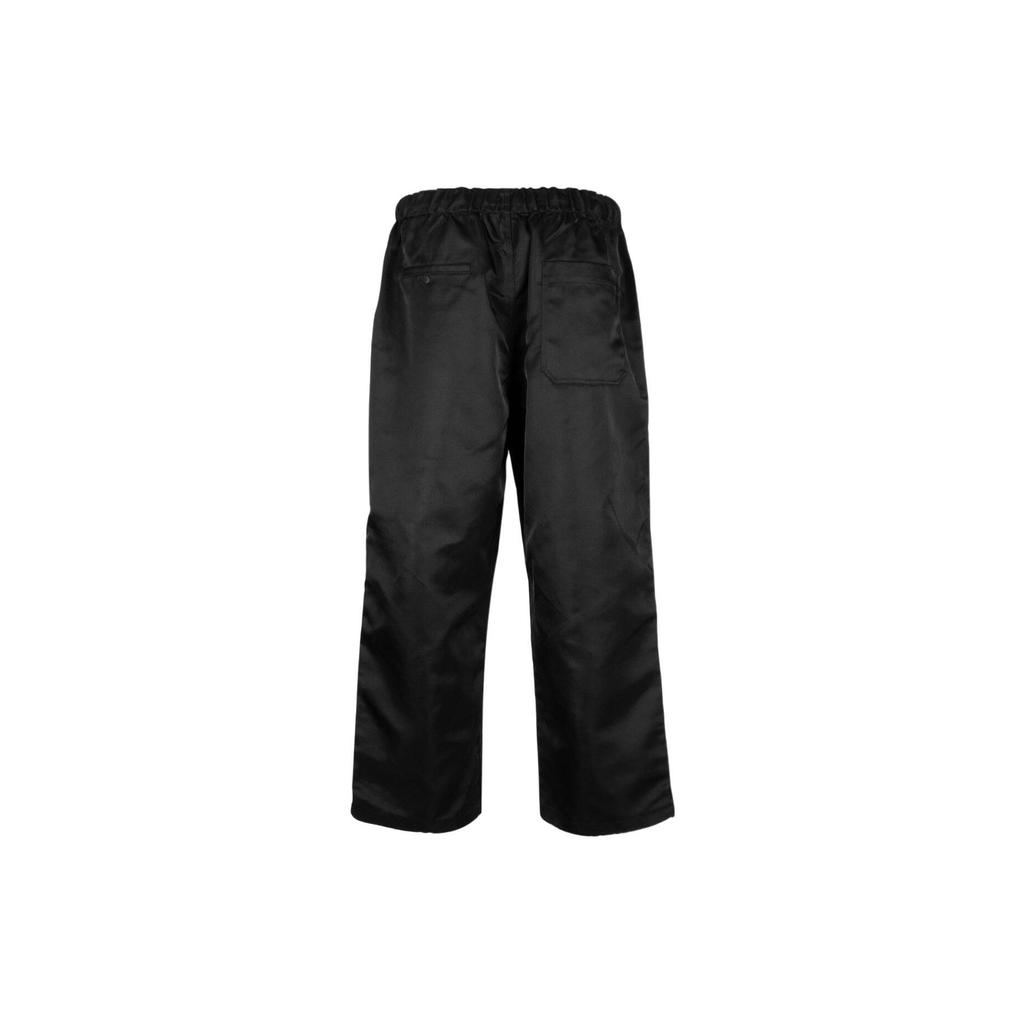 Y-3 SS22 Buckle Detail Straight Loose Casual Trousers Men bottoms Black HB3436