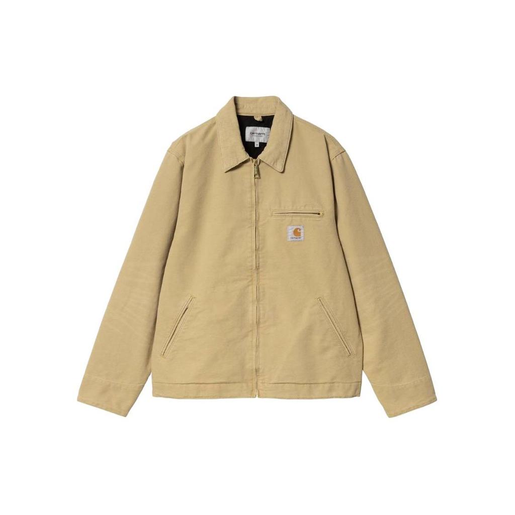 Carhartt WIP Detroit Jacket Rider Jacket Classic American Vintage Corduroy Collar Square Label Zipper Long Sleeve Pilot Detroit Jacket I032940-25B-3K