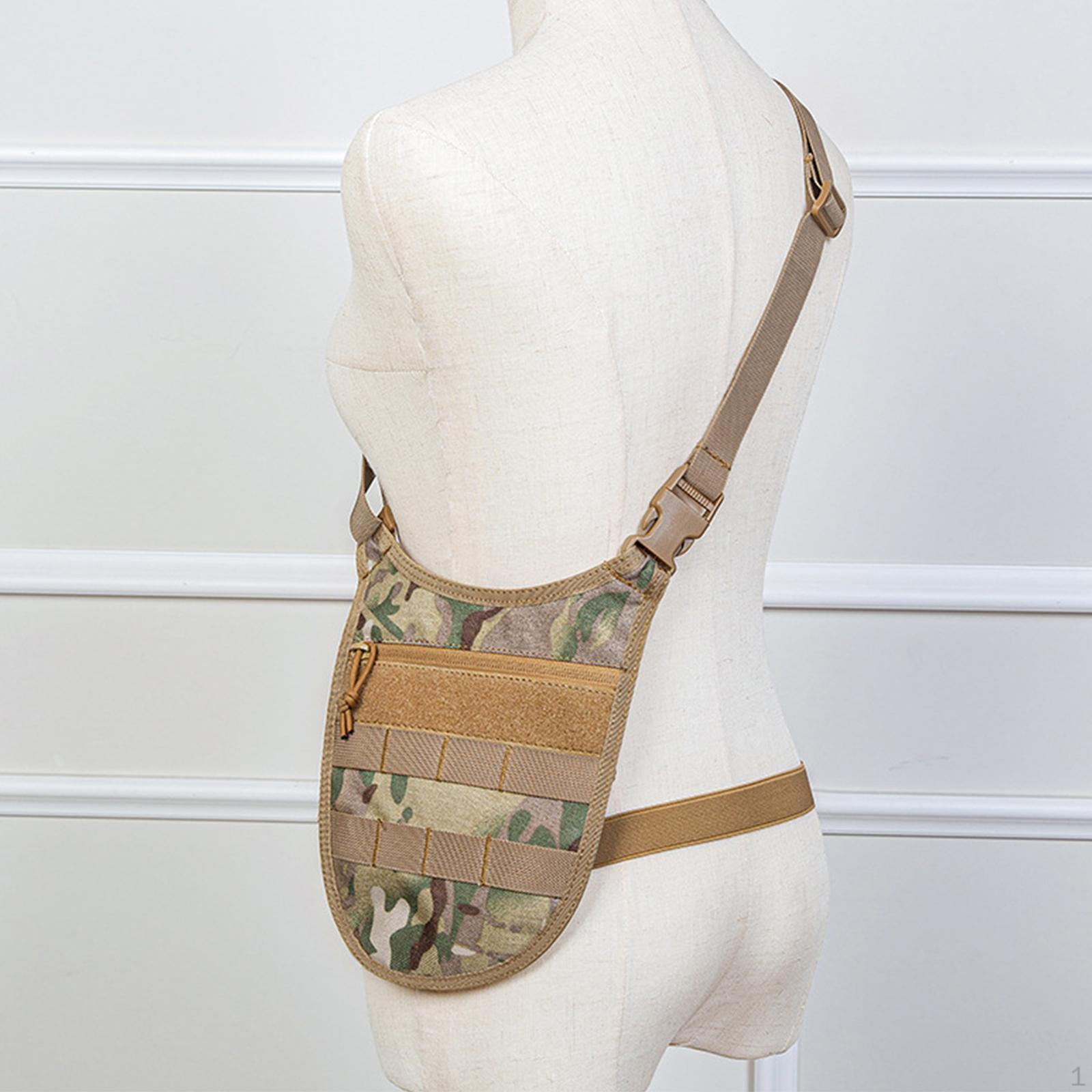 

Чоловіча сумка на плечі з регульованим ремінцем, легка сумка через плече, рюкзак для відпочинку на природі Khaki Camo