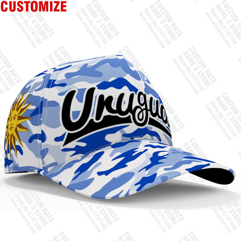 Uruguay Baseballkappe Maßgefertigt Name Nummer Teamlogo Hut Ury Land Reise Spanische Nation Uruguayische Flagge Druck Po Kopfbedeckung