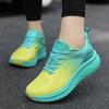 Women's Breathable Gradient Mesh Running Shoes Non Slip Lightweight Casual Sports Sneakers