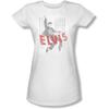 Elvis Presley - Juniors Iconic Pose Sheer T-Shirt
