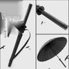 Custom Logo Katana Umbrella: Sun Protection, Semi-Automatic, Straight Handle for Sun and Rain