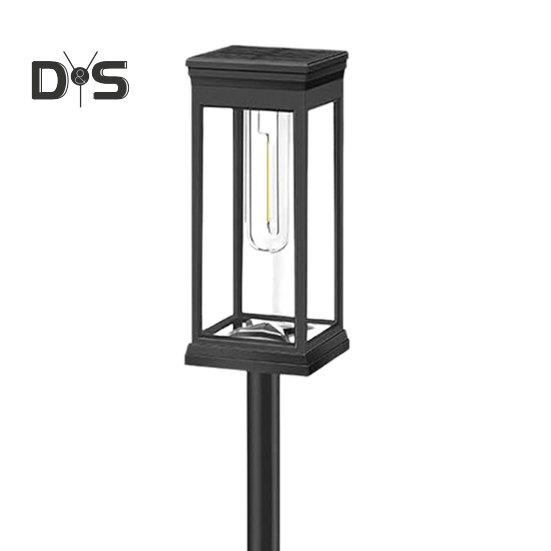 1/2 Stück Solar-Wegeleuchte, superhell, IP65, wasserdicht, automatisches Ein-/Ausschalten, einfache Installation, LED-Solar-Gartenleuchte, Landschaftsbeleuchtung