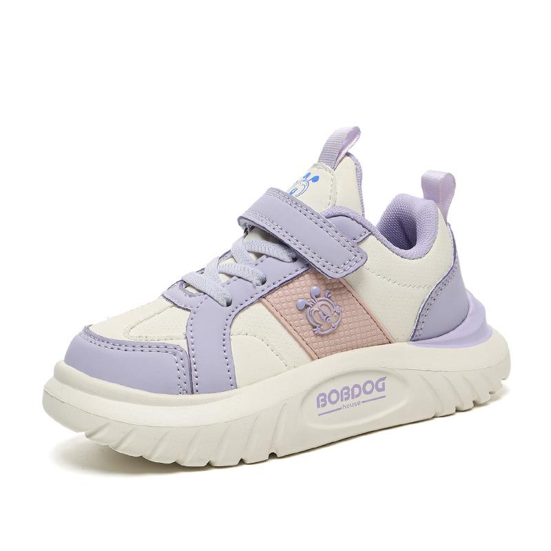 

Brand students 2025 autumn boys and girls casual sports shoes waterproof leather surface non-slip wear-resistant bottom male and female students 27