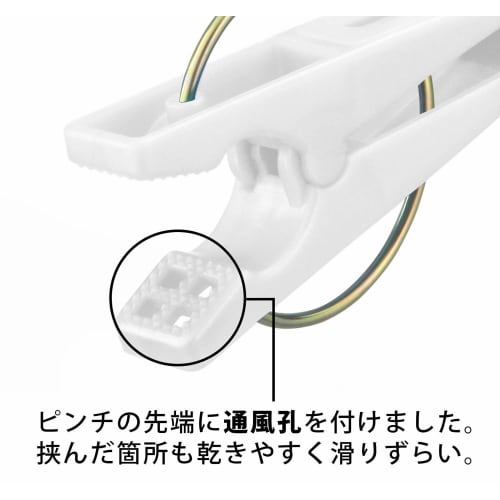 Nishida Small Corner Laundry Hanger with 16 Clothespins, Polka Dot Blue, Approx. W51.5 x D20 x H27cm, Product Number: 111117