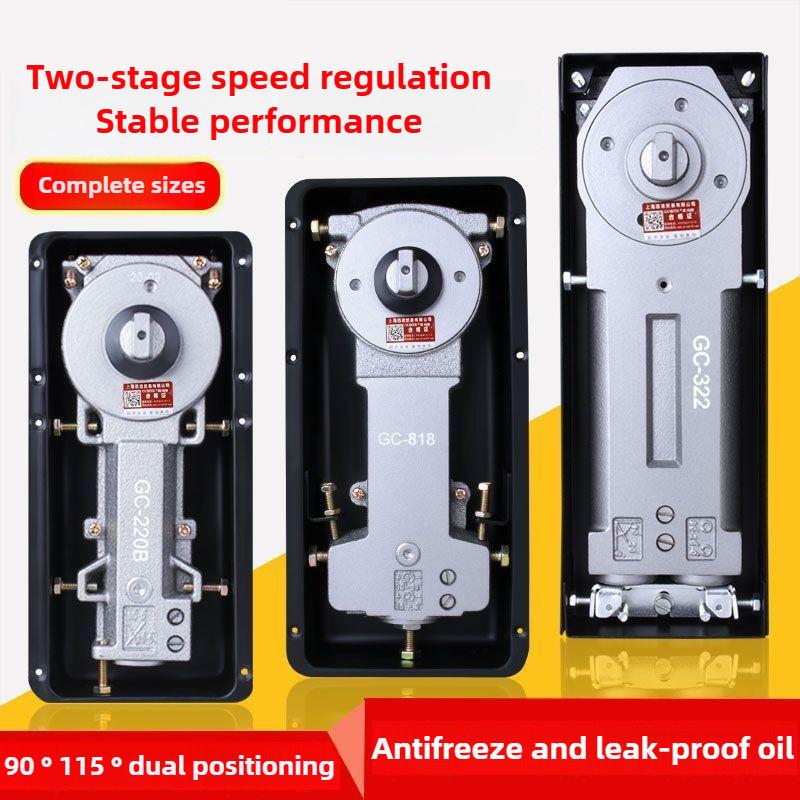 Glass Door Hydraulic Buffer Floor Spring Retail Shop Frameless Door/ Framed Door Universal Floor Hinge