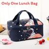 Space Bear Bento Cooler With Reusable Material For School And Travel