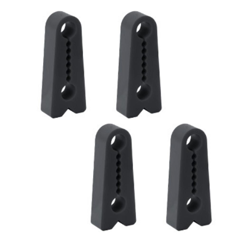 4pcs Damping Seal Pad Car Door Noise Cancelling Silicone Buffer Pads Vibration Dampening Universal Lock Shock Absorbers
