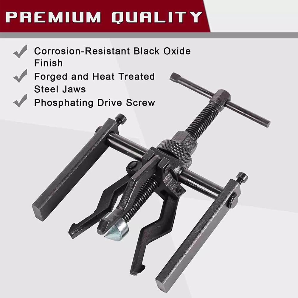 Car Inner Bearing Puller Gear 3-Jaw Extractor Automotive Repair Tool Kit Labor-saving Car Separation Bearing Removal