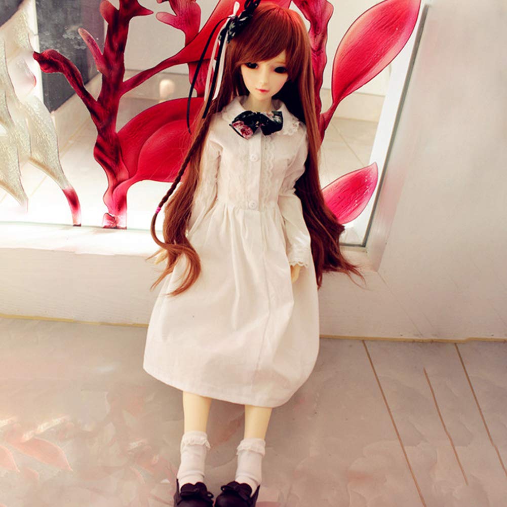 Rakulifey BJD Doll Set Set Doll 1/4 Dress-up (Hair Accessory, Dress, Skirt) - 3-Piece (1/4 Outfit)