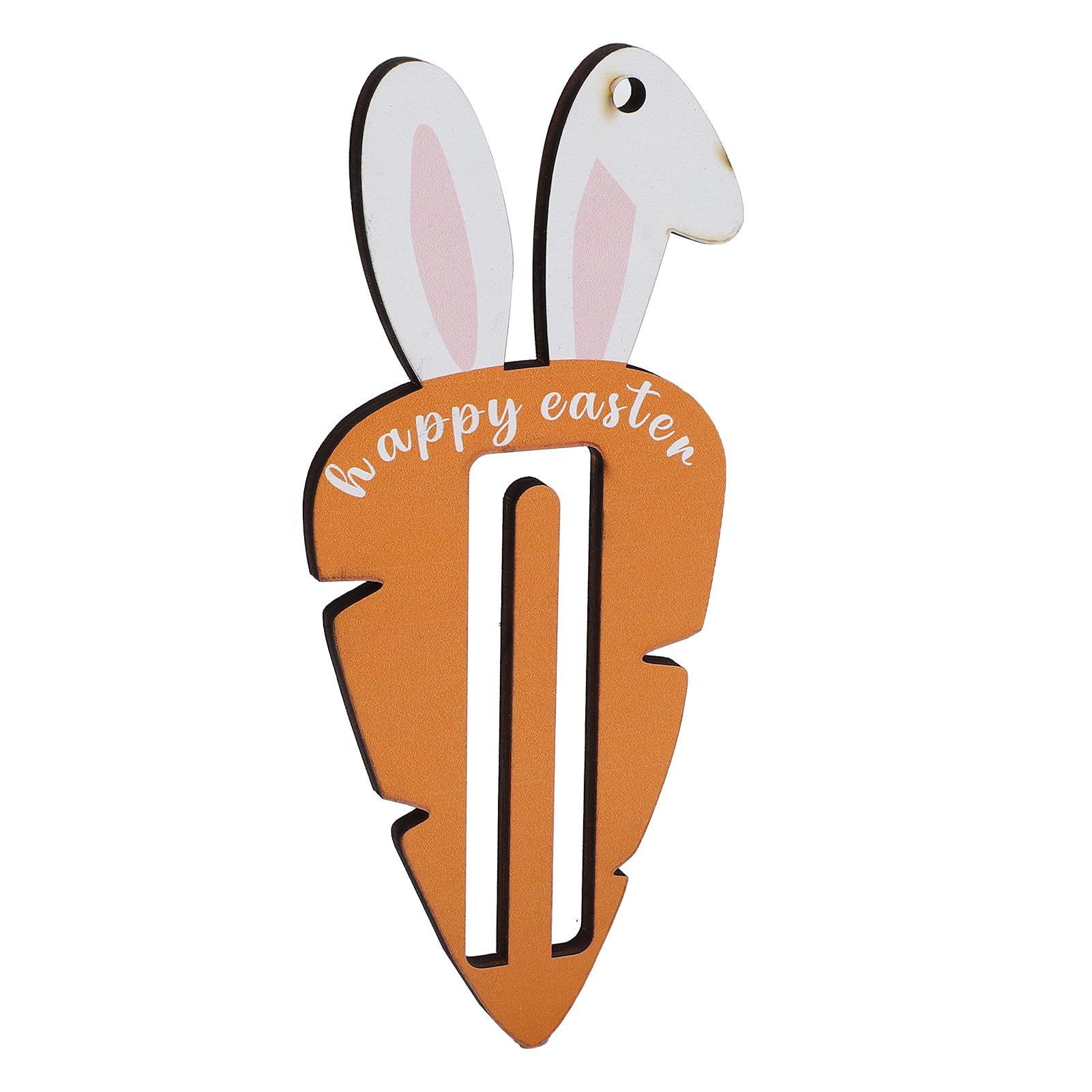 

Carrot Money Holder Multifunctional Portable Cute Bunny Carrot Easter Gift Cards Holder for Festivals