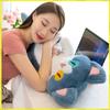 Shark Cat Plush Pillow Long Legged Two Tone Eyes Creative Big Stuffed Doll Clip Leg Hugging Toy For Girls Kids Bedtime Companion