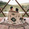 Boho Throw Blanket Hippie Living Room Decor Wall Tapestry Outdoor Picnic Camping Rug Mattress Beach Towel