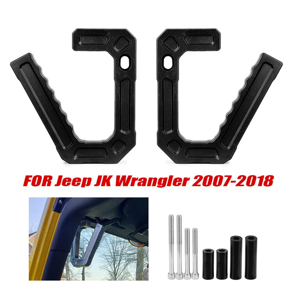 Aluminum Grab Handles Supplies for Jeep Wrangler JK 2007-2018 2PCS