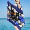 Mecha-Rüstung Robotik Design Strandtuch, Superweiche Mikrofaser, Geschenk für Sie/Ihn, Geburtstag, für Pool, Strand, Reisen, Heimdeko Fan-Geschenke