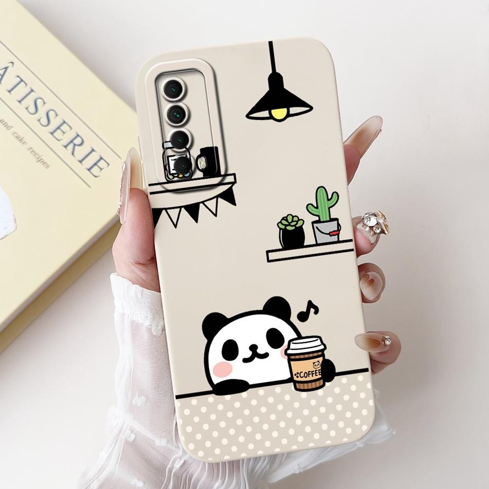 For Huawei P Smart 2021 Case Huawei Y7A PPA-LX3 PPA-LX1 PPA-LX2 Elegant Printing Soft Silicone Shockproof Phone Cases