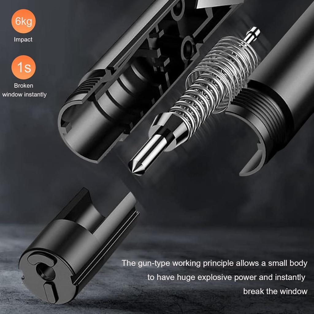 Car Safety Hammer Emergency Escape Tool One Second Window Breaker Cutter Car Glass Breaker Life-Saving Emergency