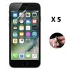 [Compatible Apple iPhone 6 PLUS - 6S PLUS] Pack of 5 Ultra Resistant Anti-Scratch Plastic Screen Protectors [Phonillico®]