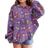 Sweatshirts For Teen Girls Hoodies Long Sleeve Drawstring Pullover Cute Printed Hoodie Top