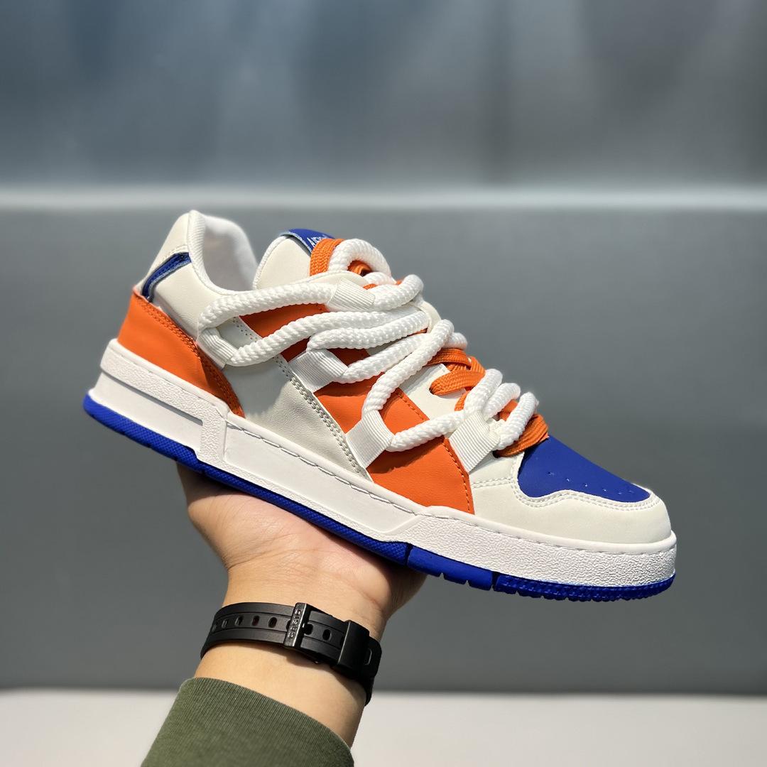 Модная дизайнерская мужская обувь весна-осень новый толстый подошва модная универсальная — фото 9