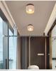 Nordic Wabi-Sabi Yellow Stone Ceiling Light for Hallways & Living Rooms