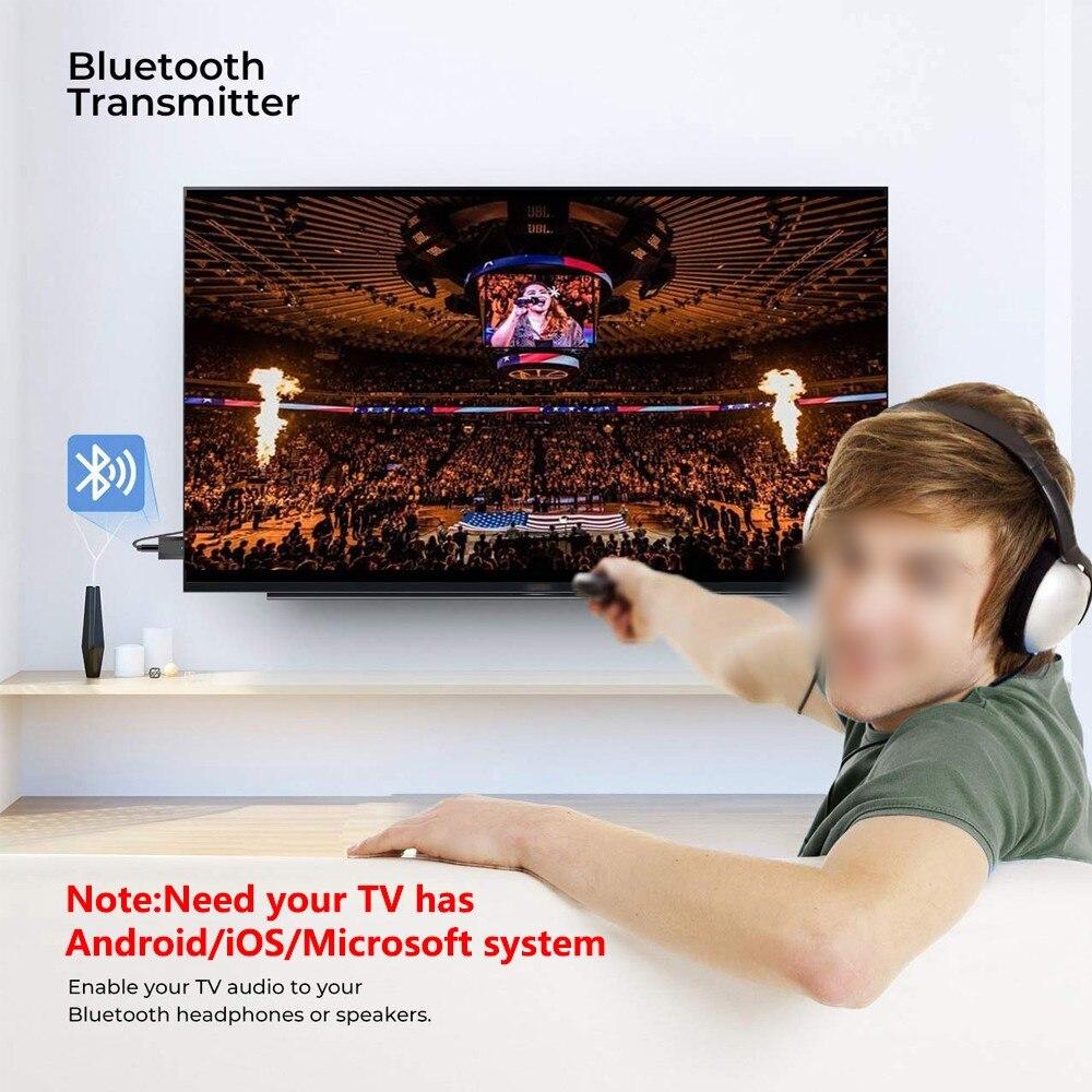 3 In 1 USB Wireless Bluetooth Adapter 5.0 Transmiter Bluetooth for Computer TV Laptop Speaker Headset Adapter Bluetooth Receiver