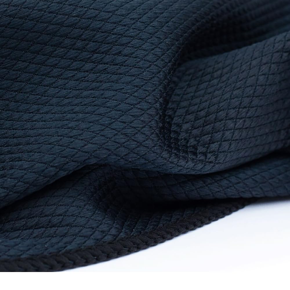 The Rag Company Diamond Weave Glass & Window Towels, 6-Count, Black, for Car Washes and Detailing